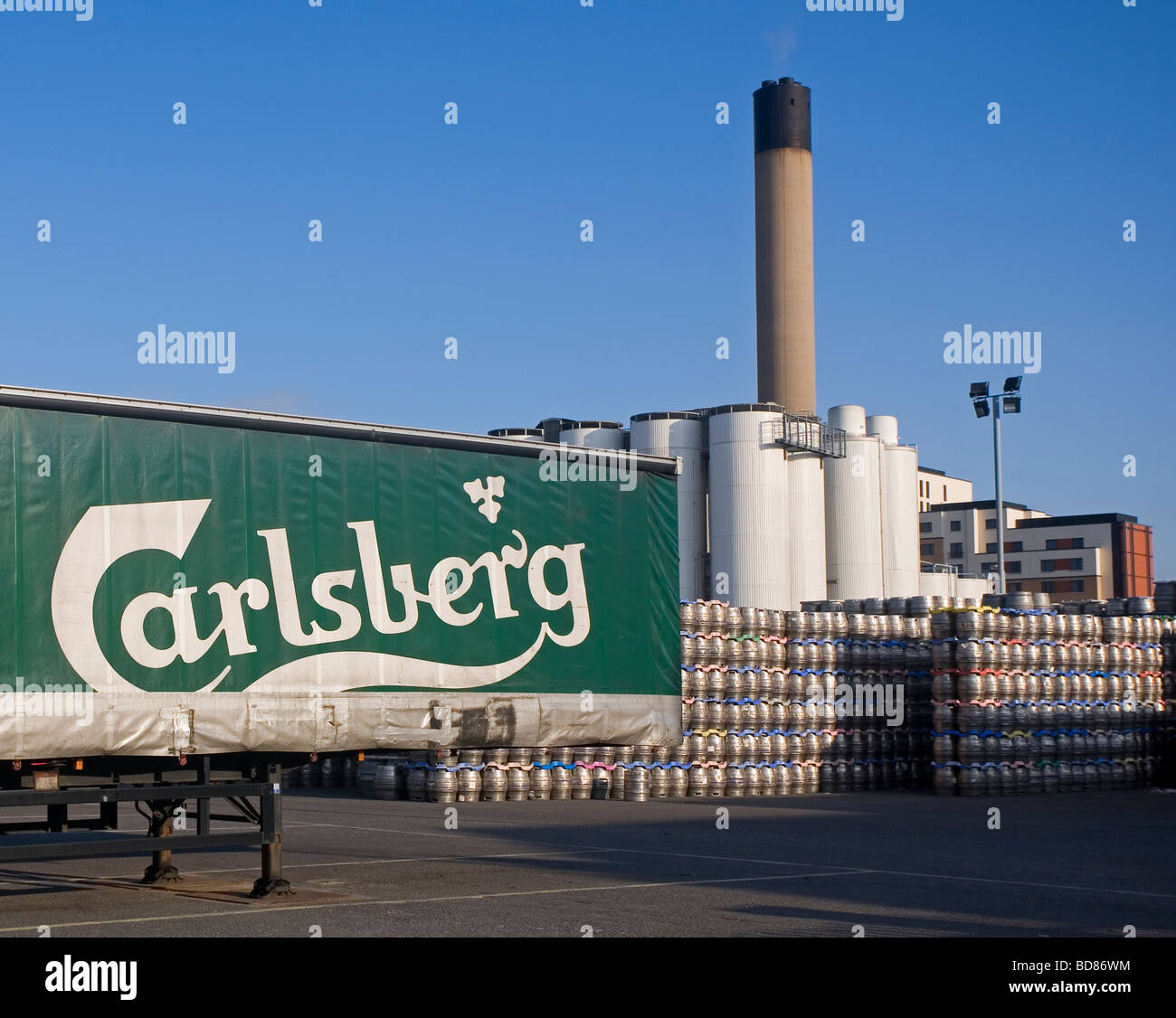 Carlsberg Tetley brewery in Leeds Inghilterra Foto Stock