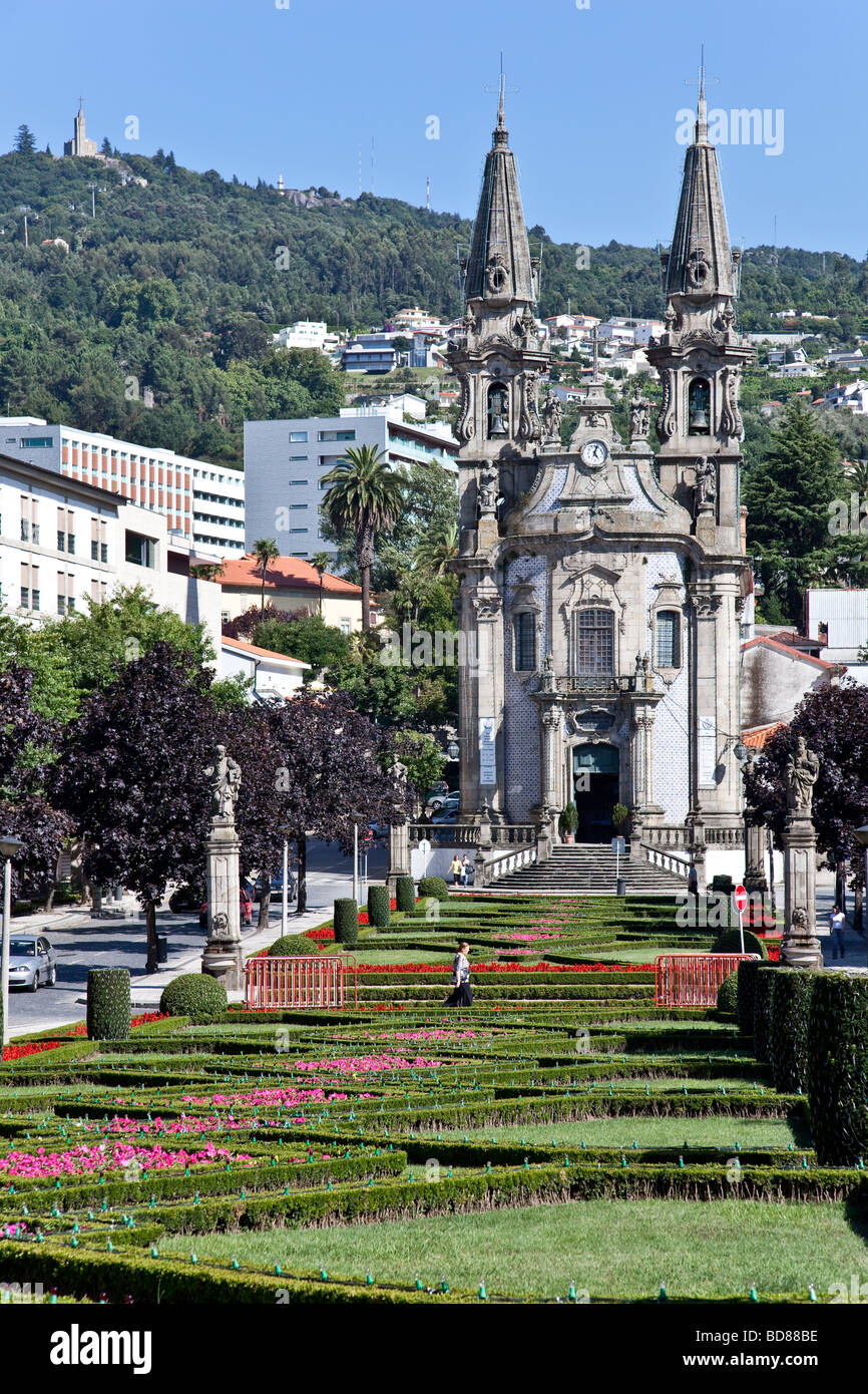 Nossa Senhora da Consolação e dos Santos Passos chiesa (aka Sao Gualter Chiesa) in Guimaraes, Portogallo. Foto Stock