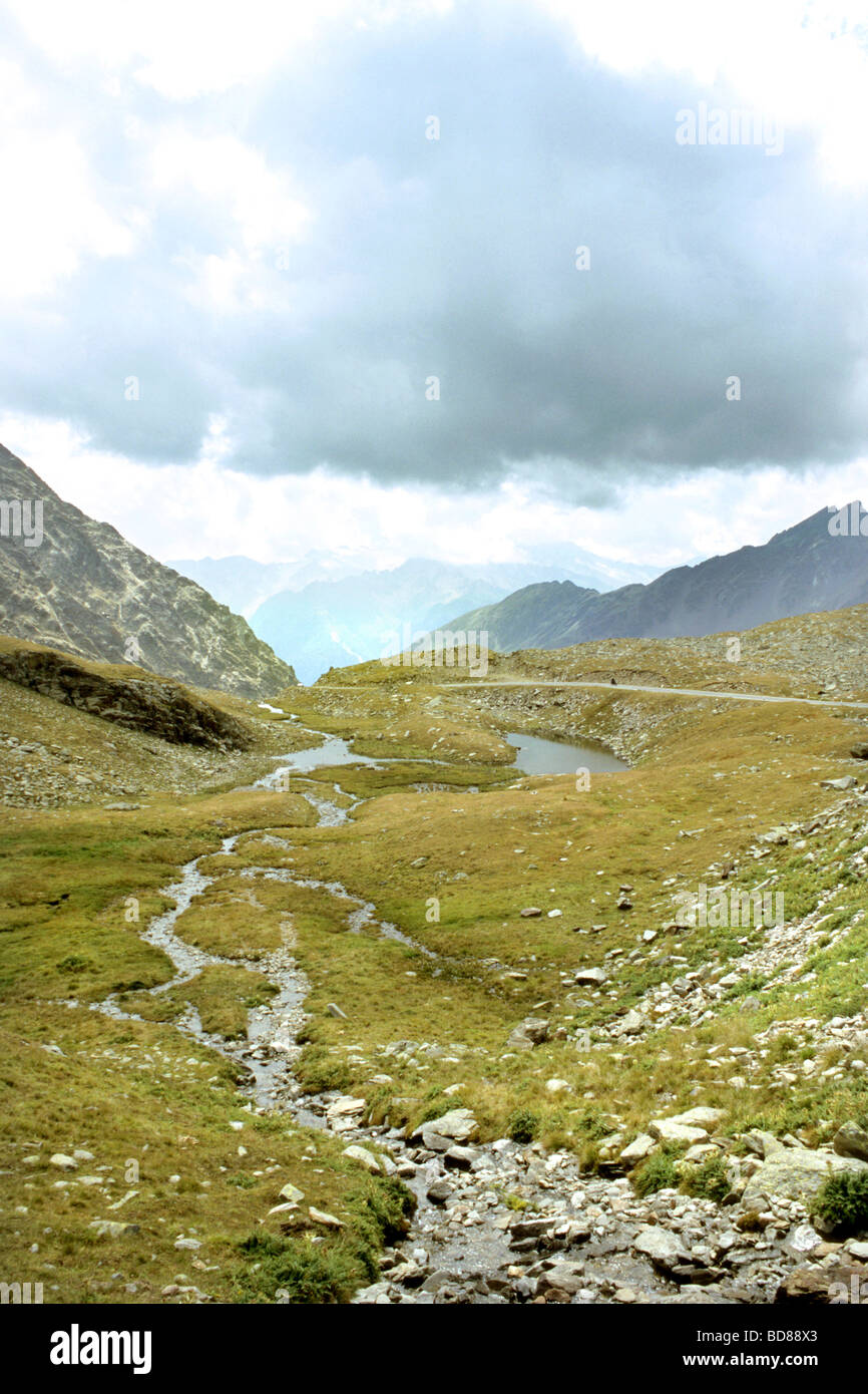 Passo Gavia Foto Stock