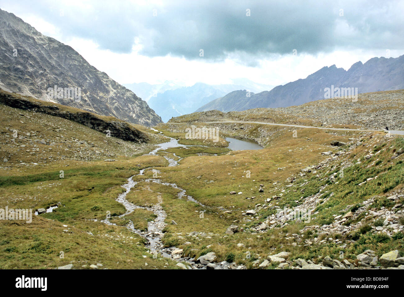 Passo Gavia Foto Stock