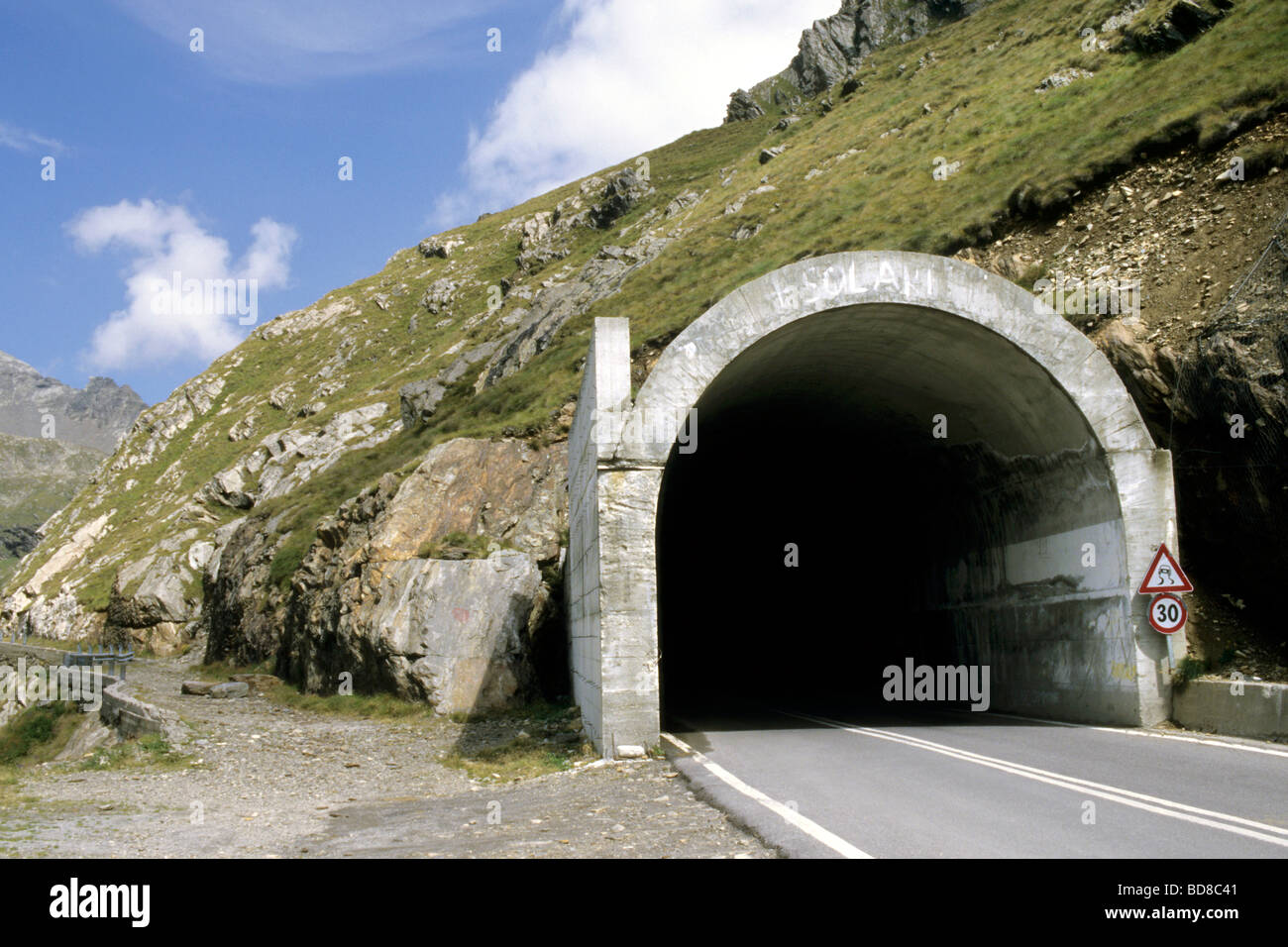Passo Gavia Foto Stock