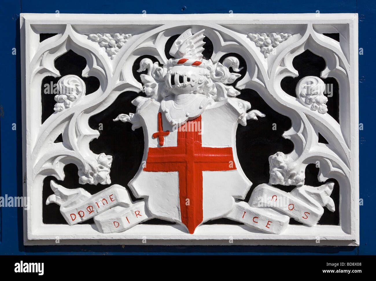 Crest sul Ponte della Torre di Londra Foto Stock