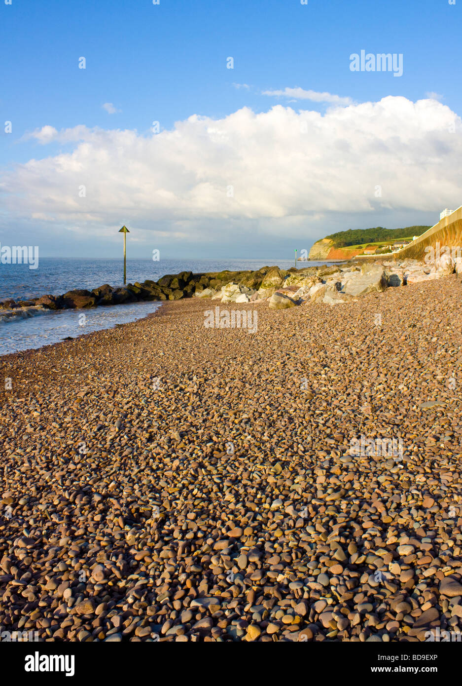 Blue Anchor Beach Somerset England Regno Unito Foto Stock