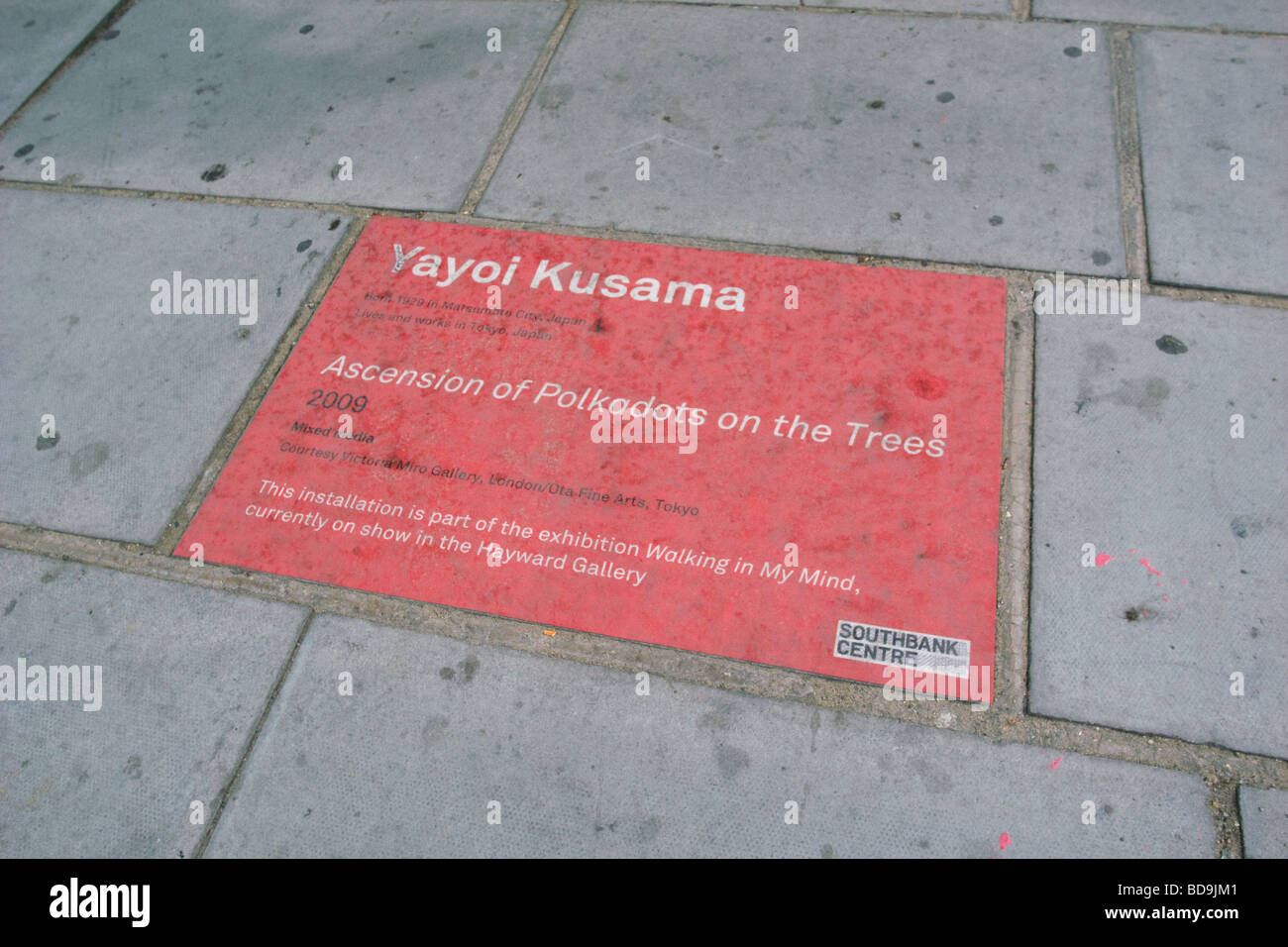 Londra Southbank Hayward Gallery Yayoi Kusama installazione Foto Stock