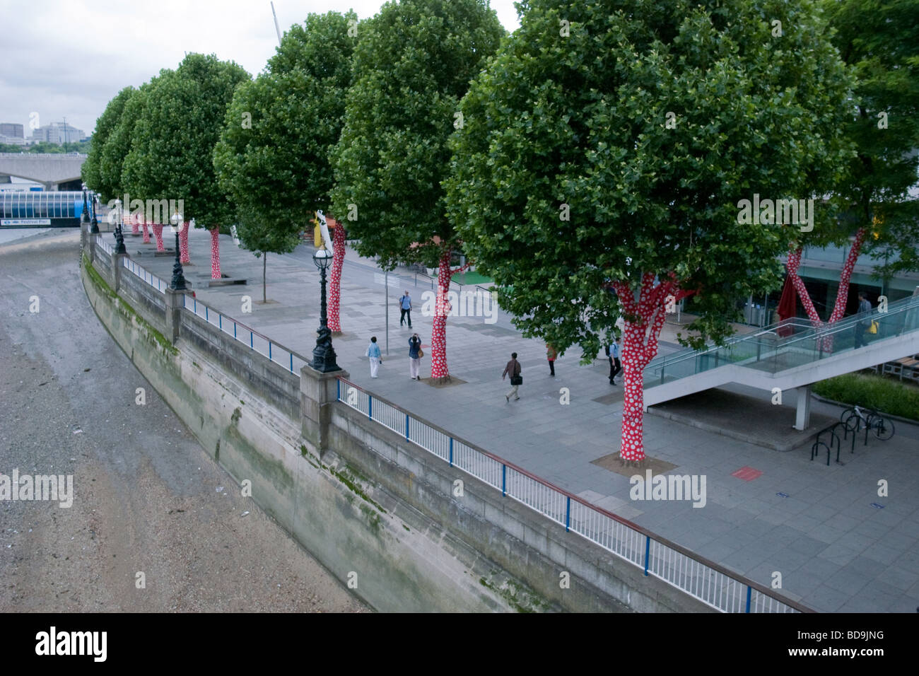 Londra Southbank Hayward Gallery Yayoi Kusama installazione Foto Stock