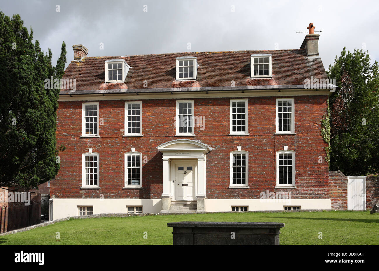 La vecchia casa di banca, 865 Church Lane, Blandford Forum, Dorset, England, Regno Unito Foto Stock