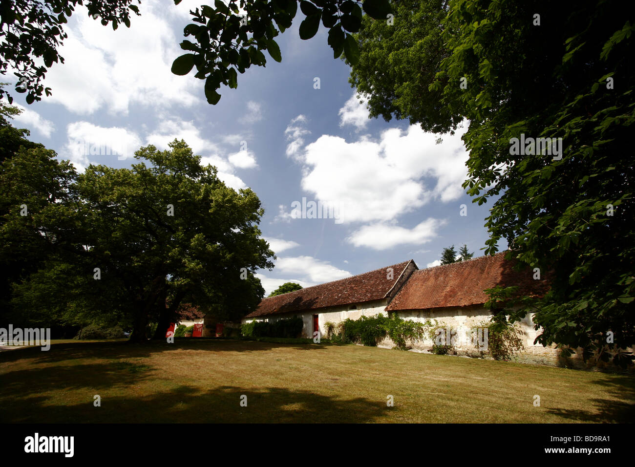 Casa colonica del XVII secolo - Castello di Chenonceau motivi - La Valle della Loira - Francia Foto Stock