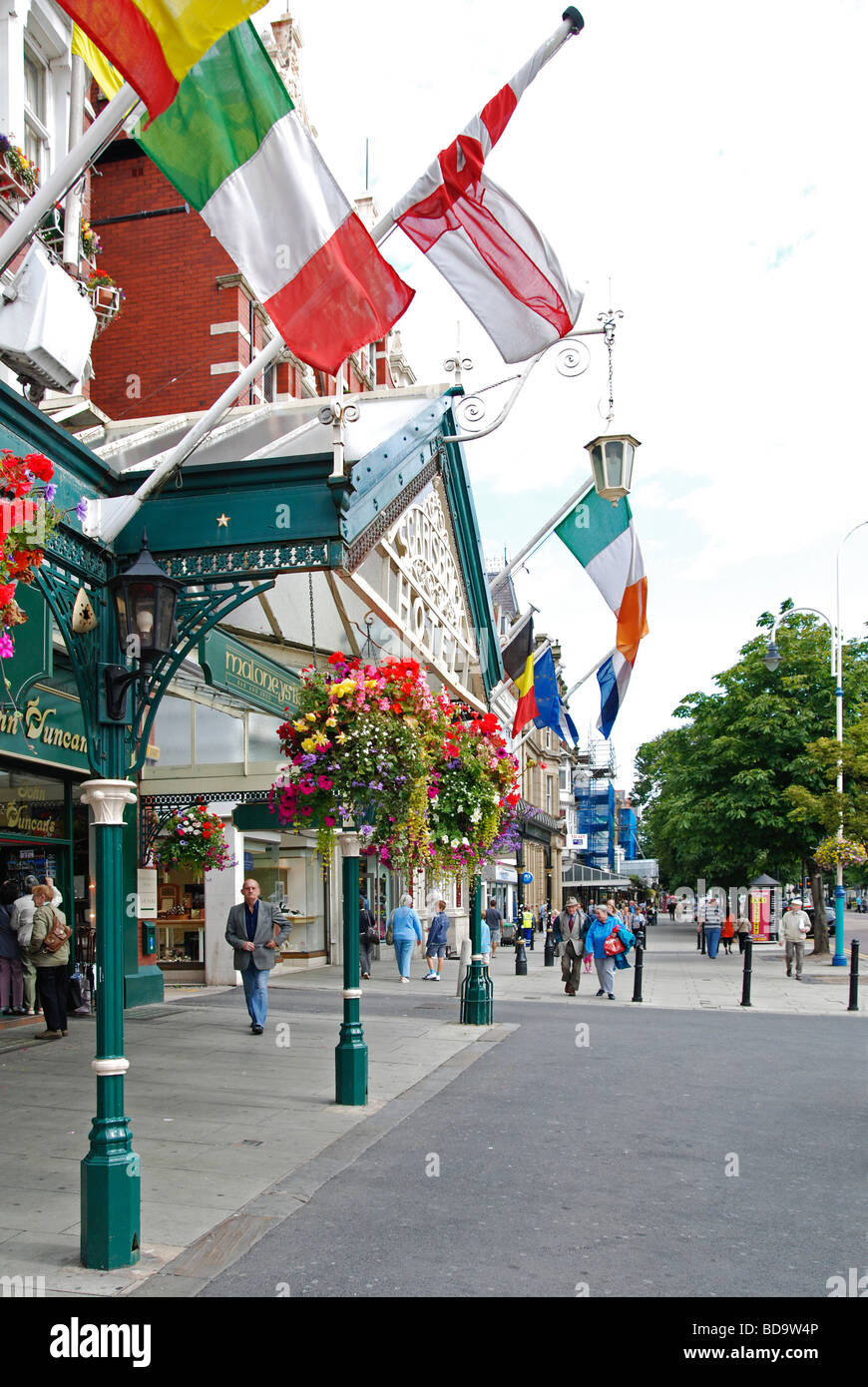Lord Street, Southport, Lancashire, Inghilterra, Regno Unito Foto Stock