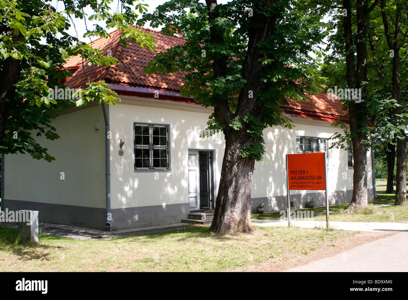 Lo zar Pietro il Grande's Cottage a Kadriorg Park, Tallinn, Estonia Foto Stock