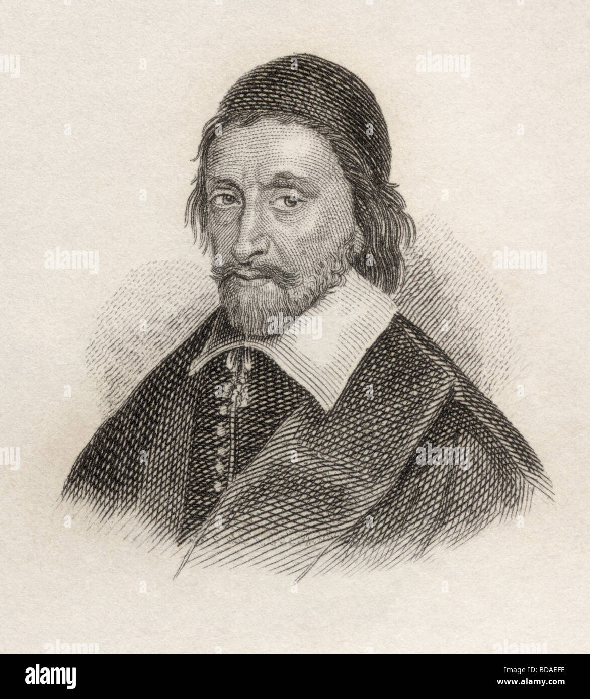 Ezechiele Spanheim 1629 al 1710. Il tedesco diplomatico e studioso. Foto Stock