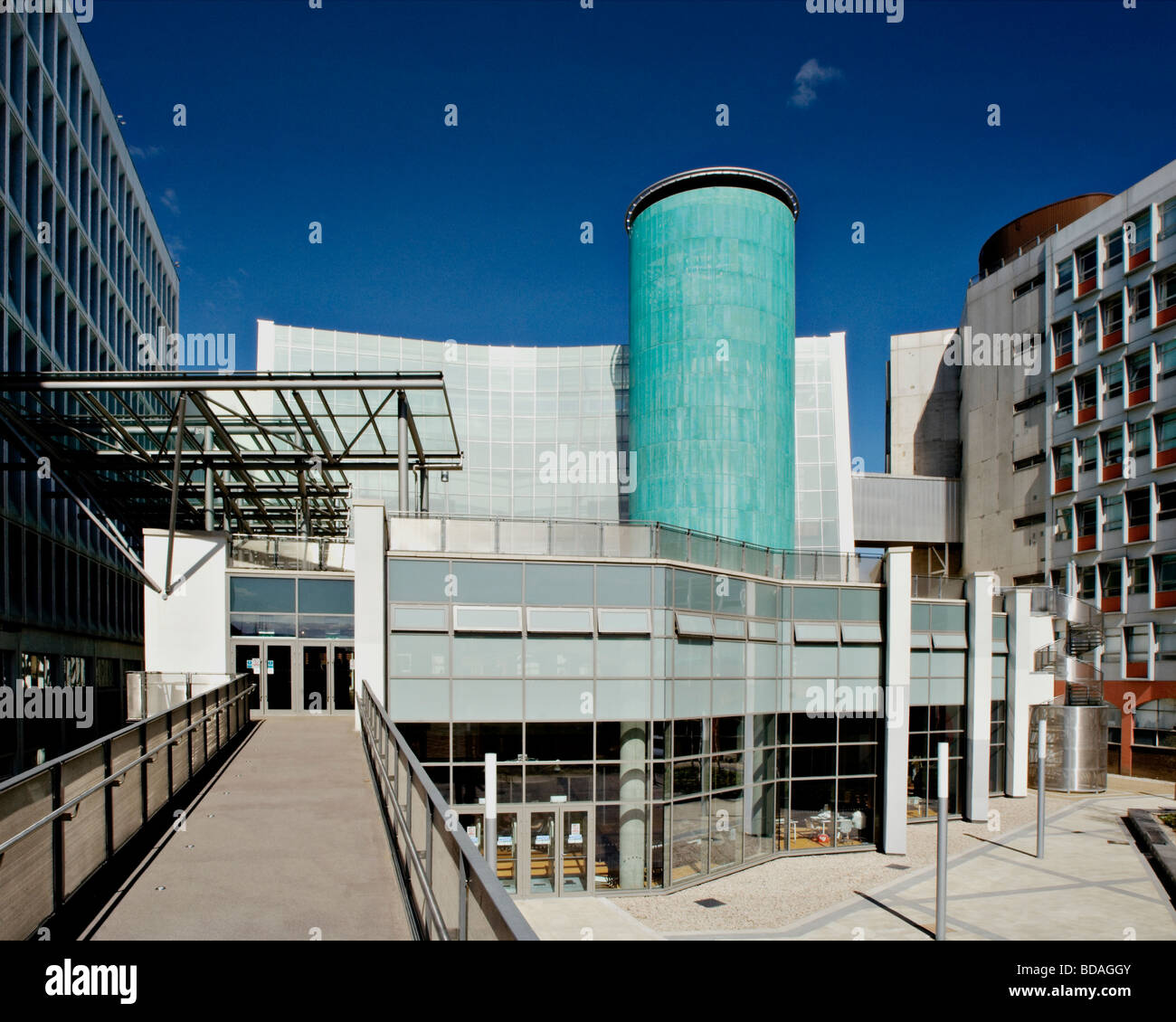 Il Centro si intraversa, Caledonian University di Glasgow, Scozia. Foto Stock