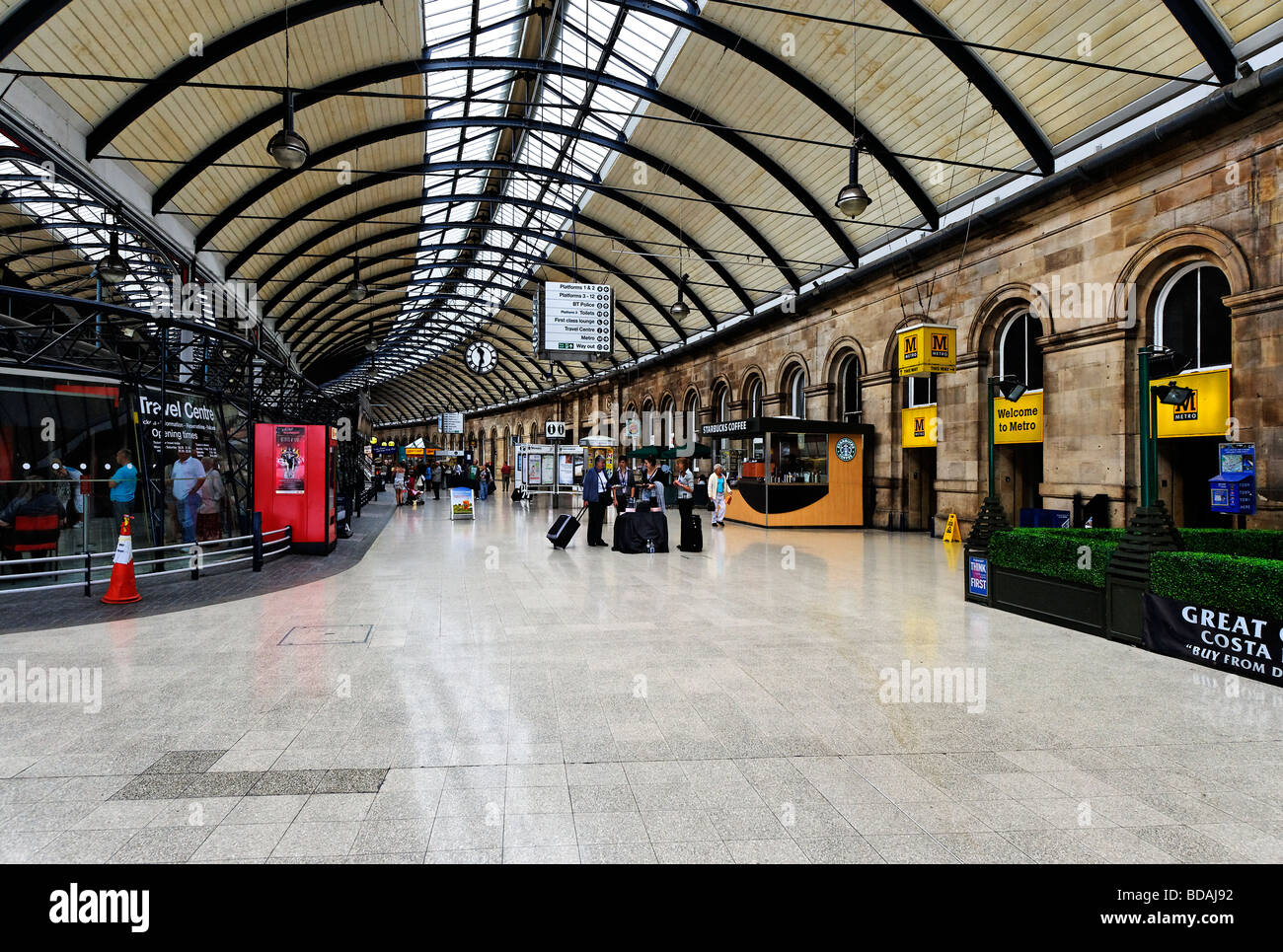 Newcastle upon Tyne, Stazione Centrale Foto Stock