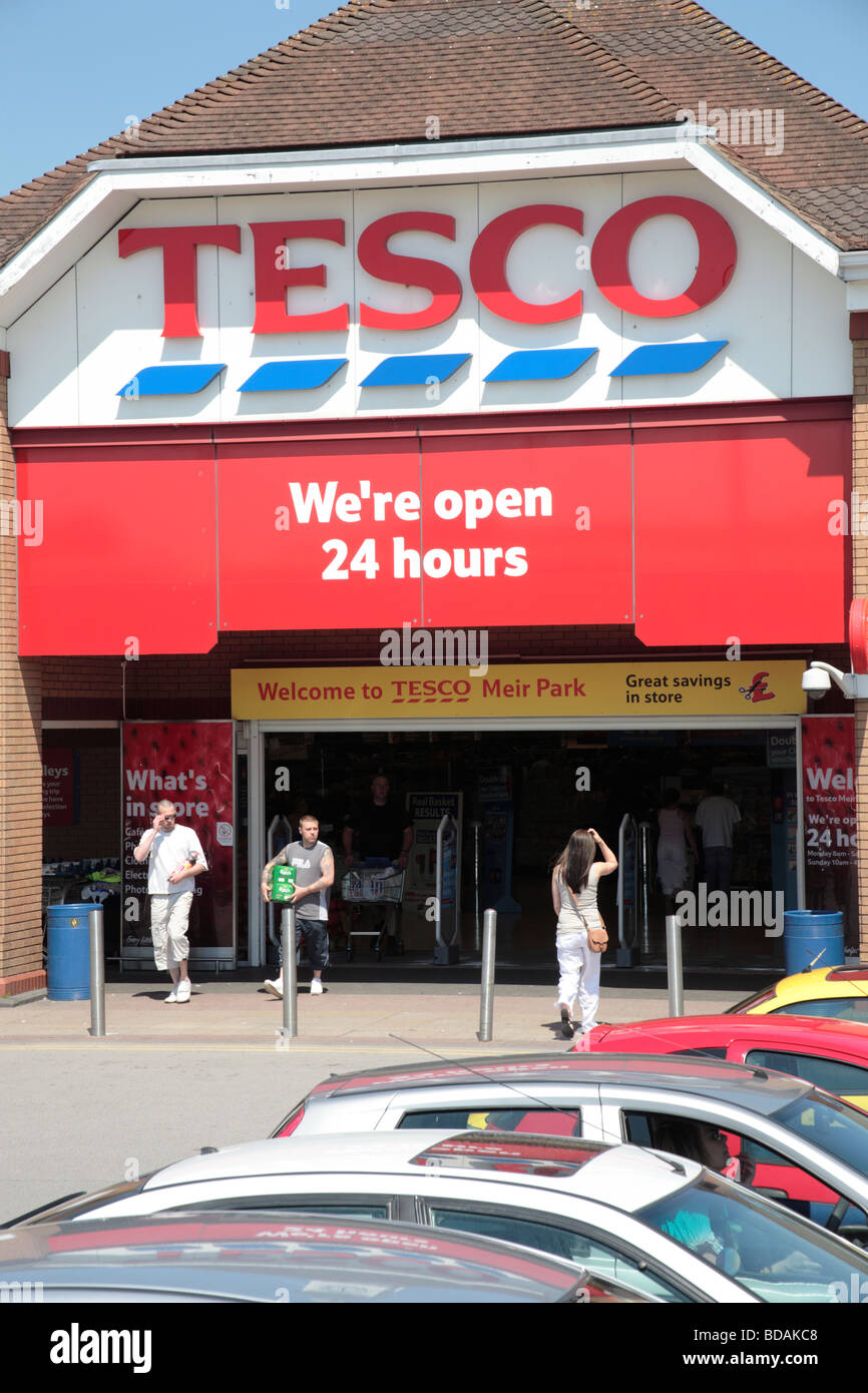 Negozio Tesco, Meir Park, Stoke-on-Trent Foto Stock
