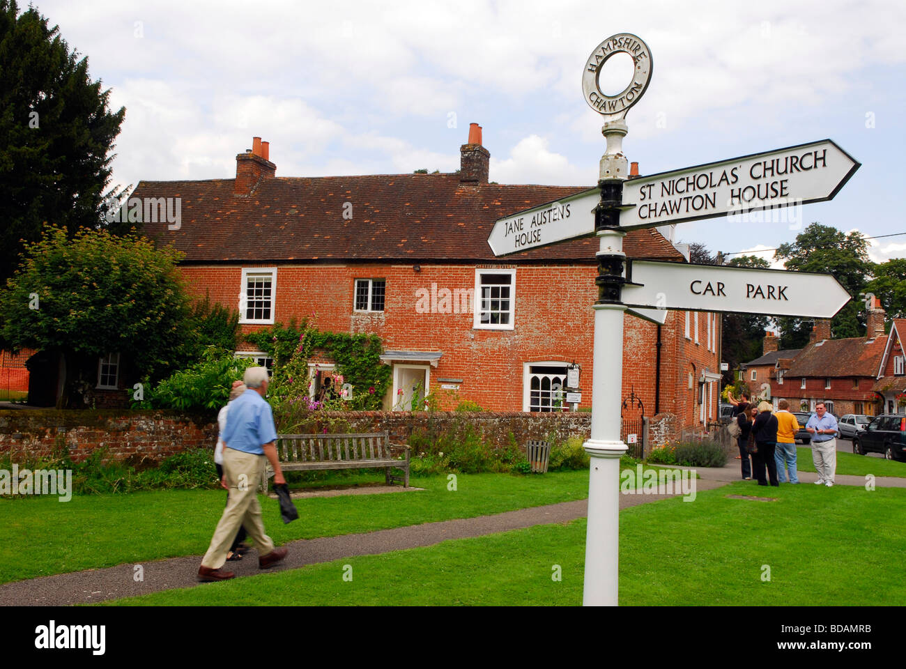 Xix secolo scrittrice Jane Austen's home dal 1809 fino al 1817, dove vive con la madre e la sorella Cassandra, Chawton, Hants Foto Stock
