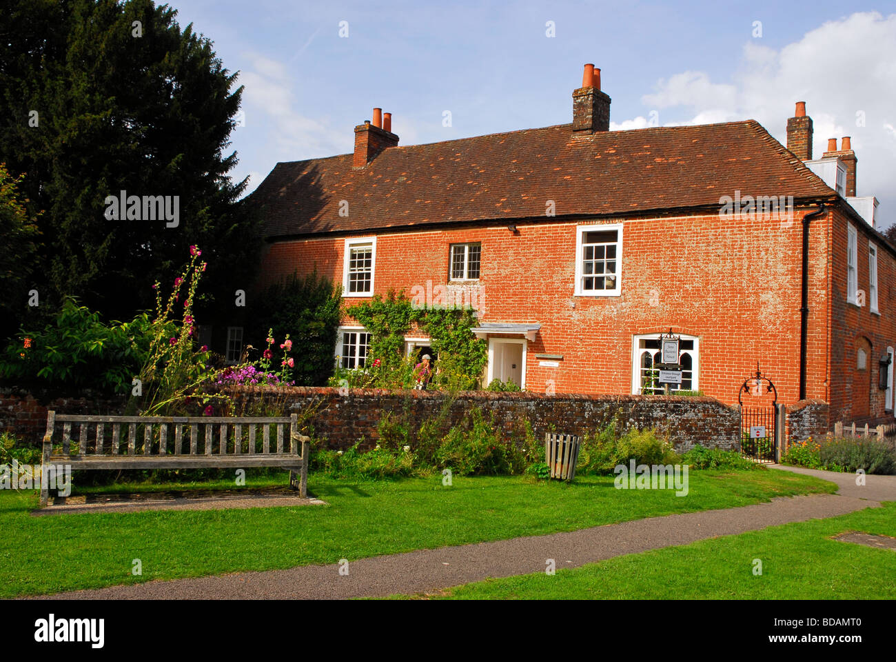 Xix secolo scrittrice Jane Austen's home dal 1809 fino al 1817, dove vive con la madre e la sorella Cassandra, Chawton, Hants Foto Stock