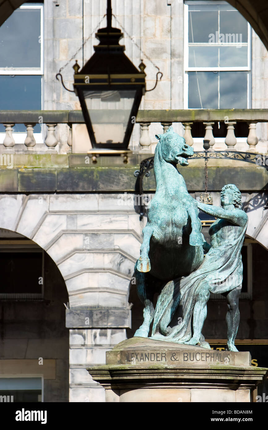 Edinburgh City Chambers, la casa del governo locale amministrazione per Edinburgh City. Foto Stock