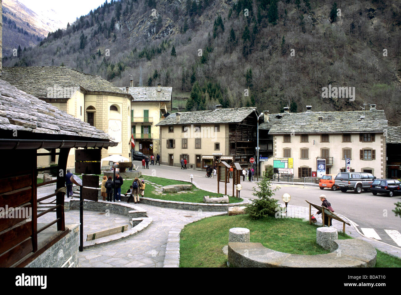 Alagna Valsesia Vercelli Italia Foto Stock