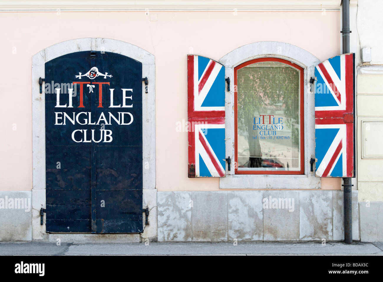 La piccola Inghilterra Club, Kamnik, Gorenjska, Slovenia. Una scuola di lingua di insegnamento della lingua inglese Foto Stock