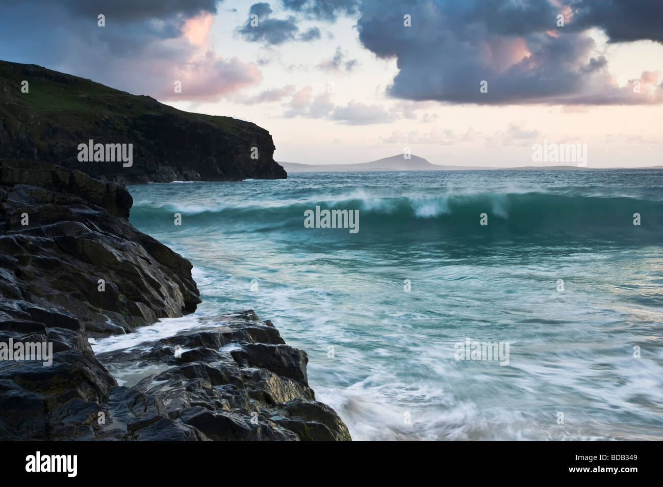 Pollaguill Bay County Donegal Irlanda Foto Stock