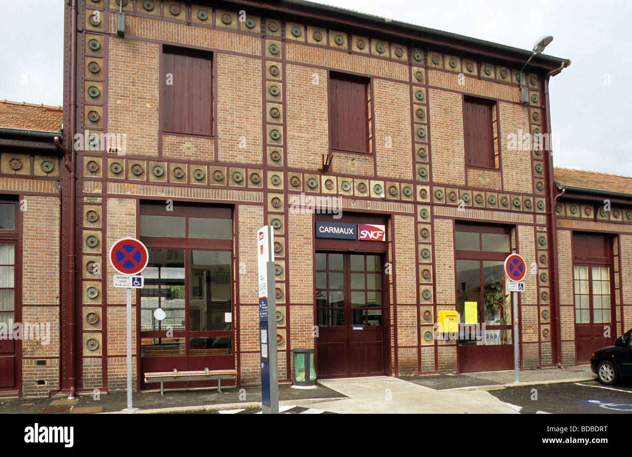 Carmaux, SW Francia, stazione ferroviaria Foto Stock