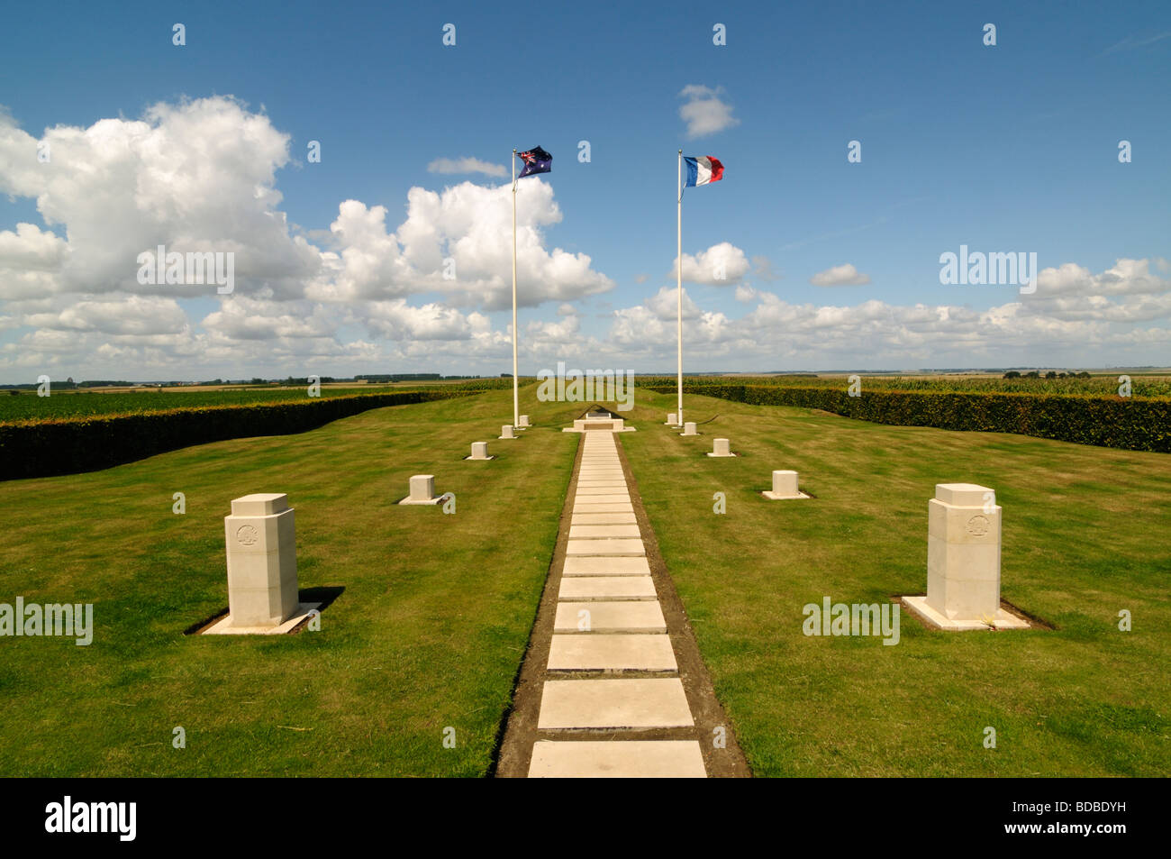 Australian War Memorial, Pozieres, Francia Foto Stock