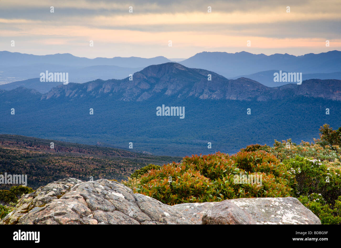 Vista dal Monte William Grampians National Park Victoria Australia Foto Stock