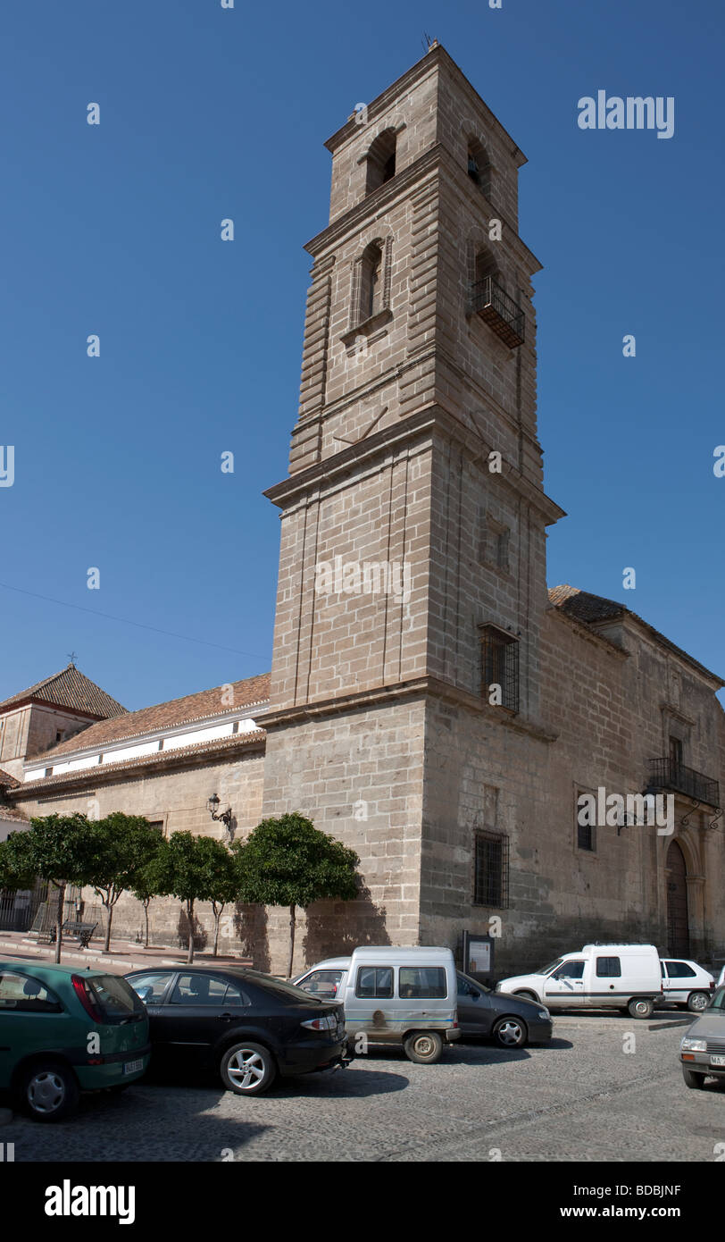 Encarnación Chiesa. Alora. Malaga. Valle del Sol. Andalusia. Spagna. Europa Foto Stock