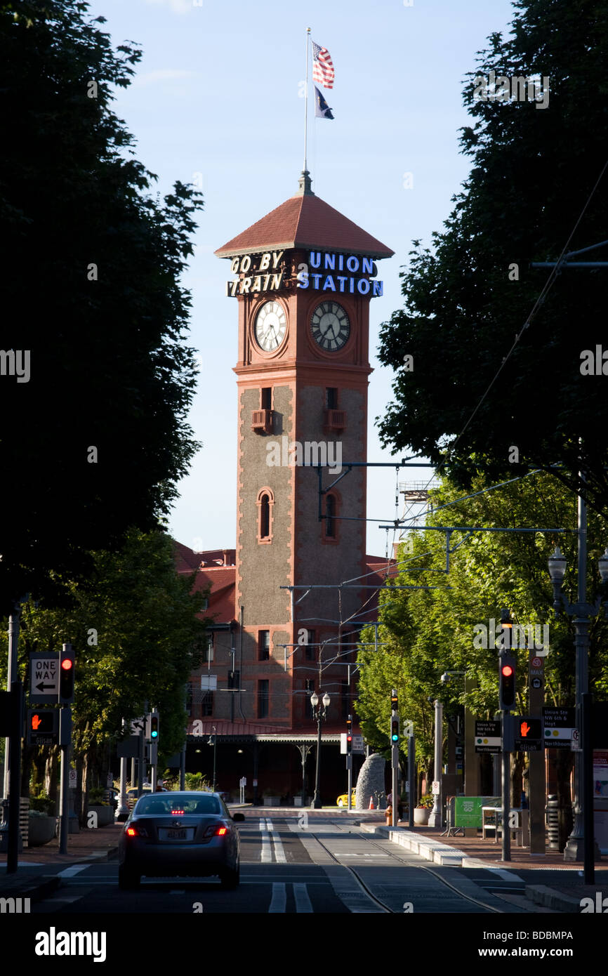 La Union Station in Portland Oregon Foto Stock