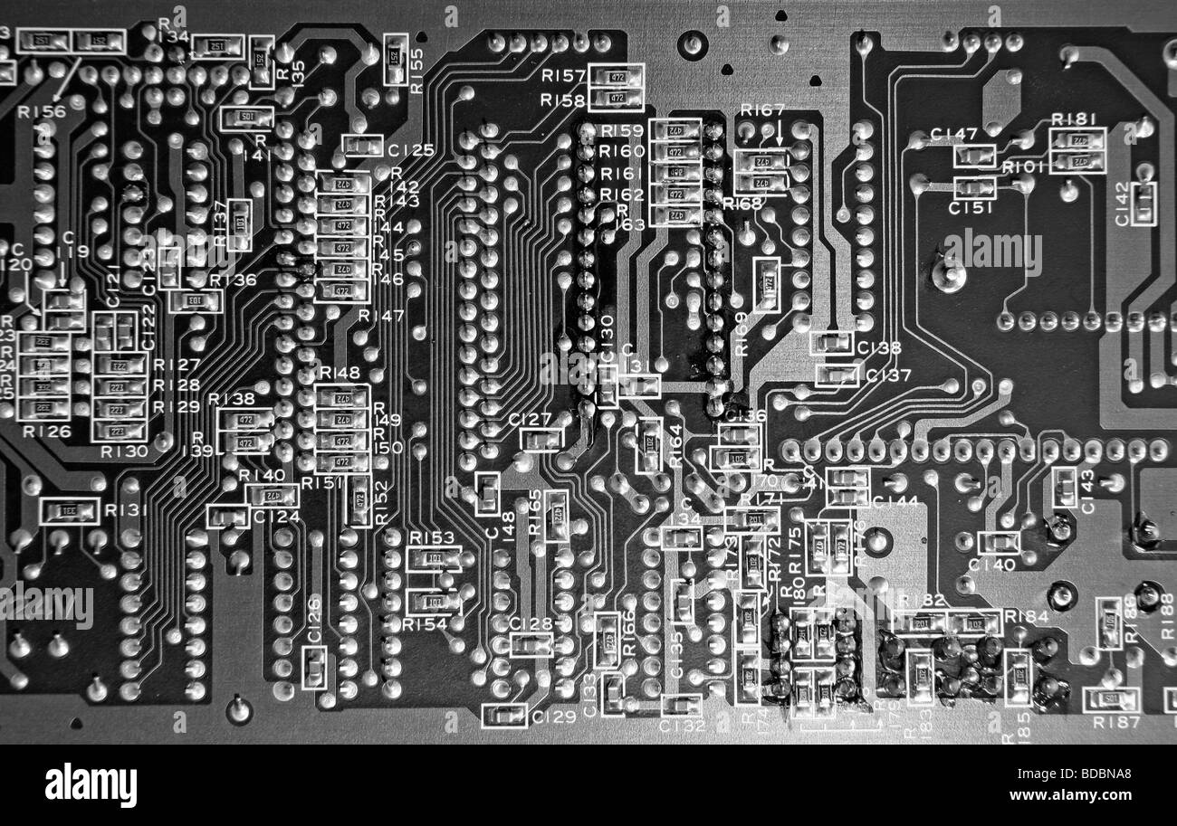 Scheda a circuito elettronico Foto Stock