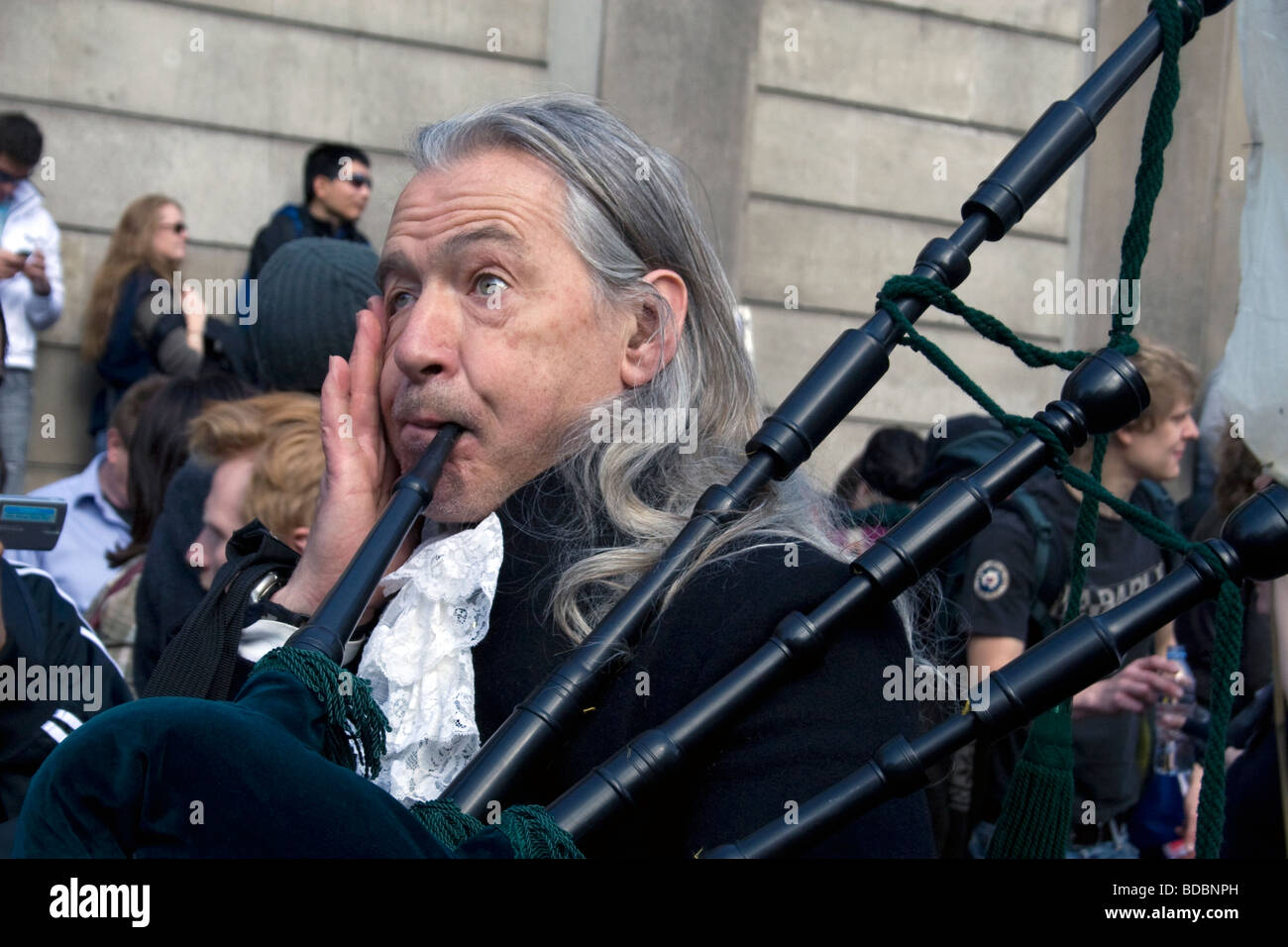 G20 proteste di Londra 2009. Foto Stock