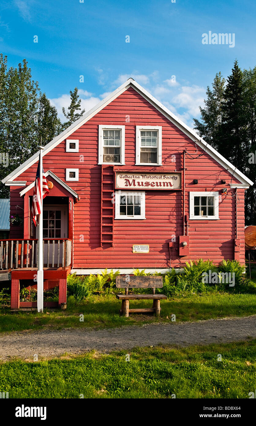 Talkeetna Historical Society museum talkeetna, Alaska, Stati Uniti d'America Foto Stock