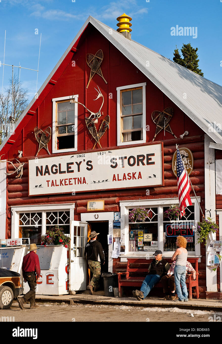 Nagley store talkeetna, Alaska, Stati Uniti d'America Foto Stock
