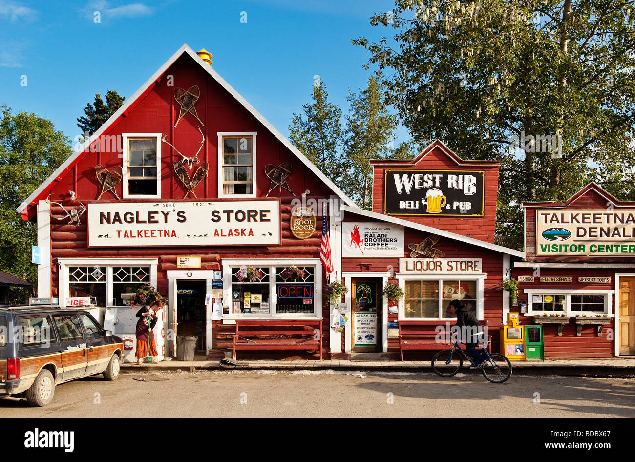 Nagley store talkeetna, Alaska, Stati Uniti d'America Foto Stock