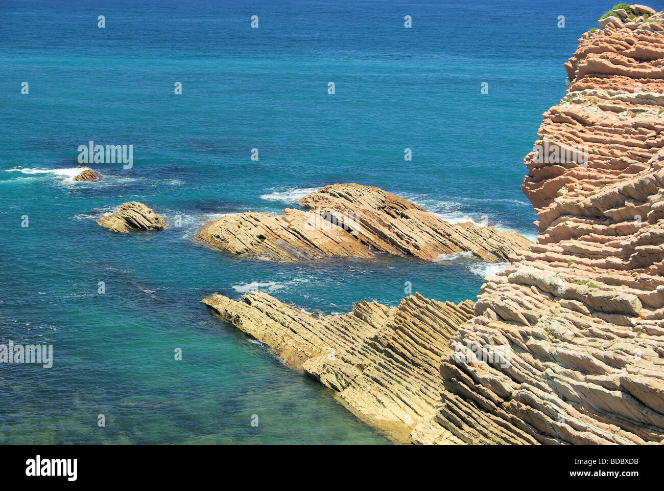 Costa Vasca bei Zumaia Costa Vasca vicino a Zumaia 41 Foto Stock