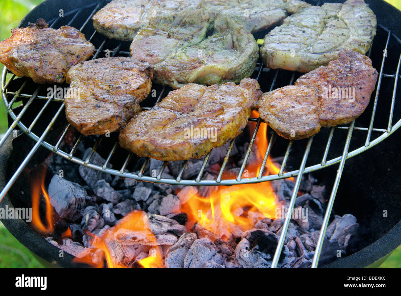 Grillen barbecue 98 Foto Stock