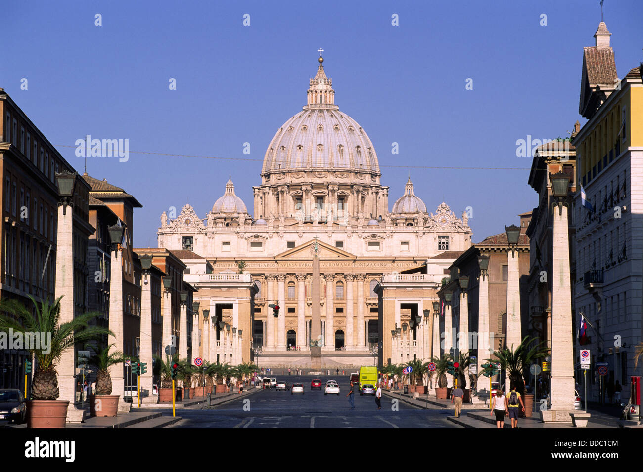 Italia, Roma, basilica di San Pietro Foto Stock