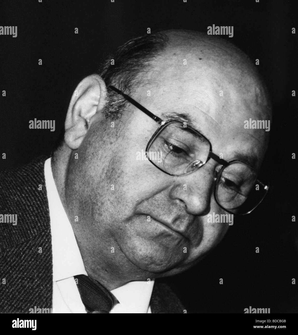 KIECHLE, Ignaz, 23.2.1930 - 2.12.2003, politico tedesco (CSU), ministro dell'agricoltura, ritratto, 1984, Foto Stock