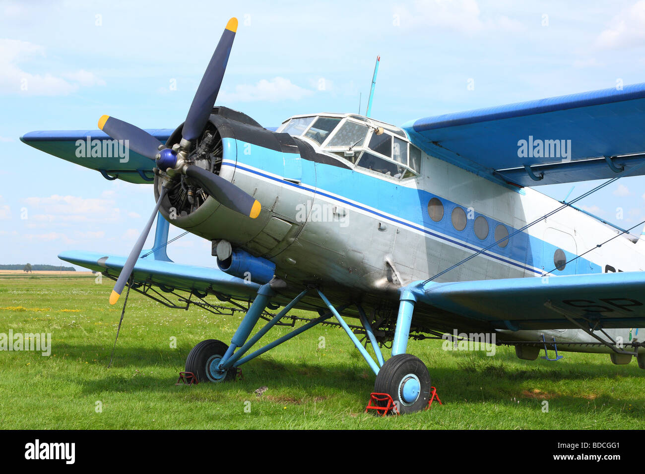 Antonov un biplano 2 aerei russi Foto Stock