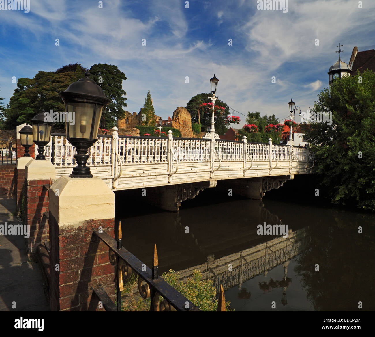 Il grande ponte a Tonbridge, Kent, Inghilterra, Regno Unito. Foto Stock