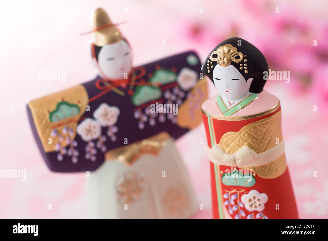 Giapponese hinamatsuri doll Foto Stock