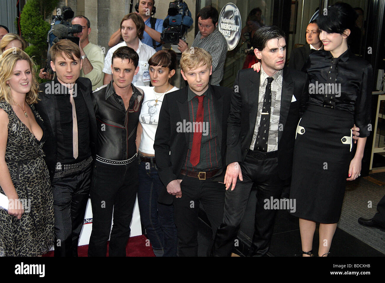 FRANZ FERDINAND - Scottish gruppo rock e amici al 2004 Regno Unito Mercury Awards Foto Stock