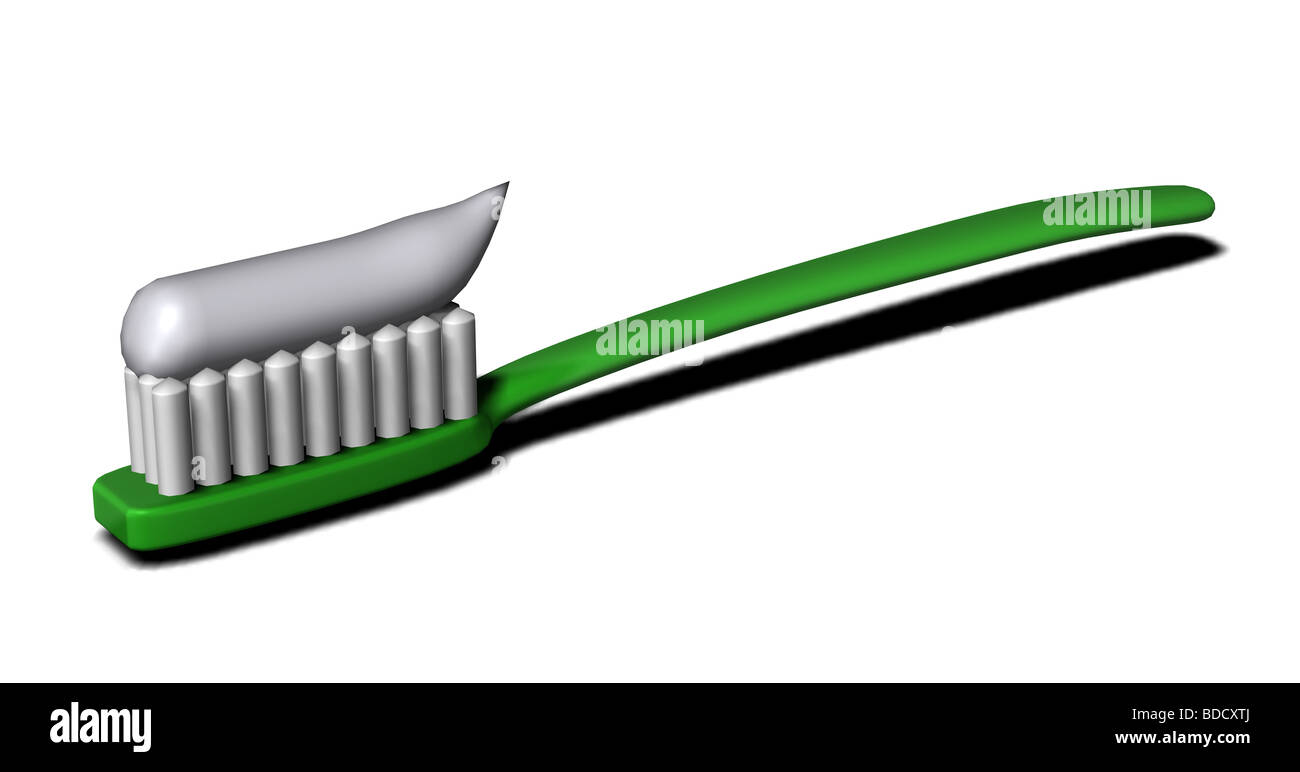 spazzolino da denti Foto Stock
