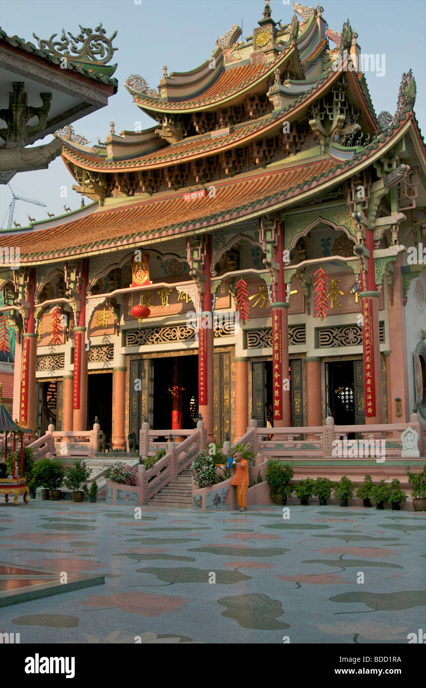 Il bellissimo tempio cinese di Wat Bhoman a Bangkok Thailandia Foto Stock