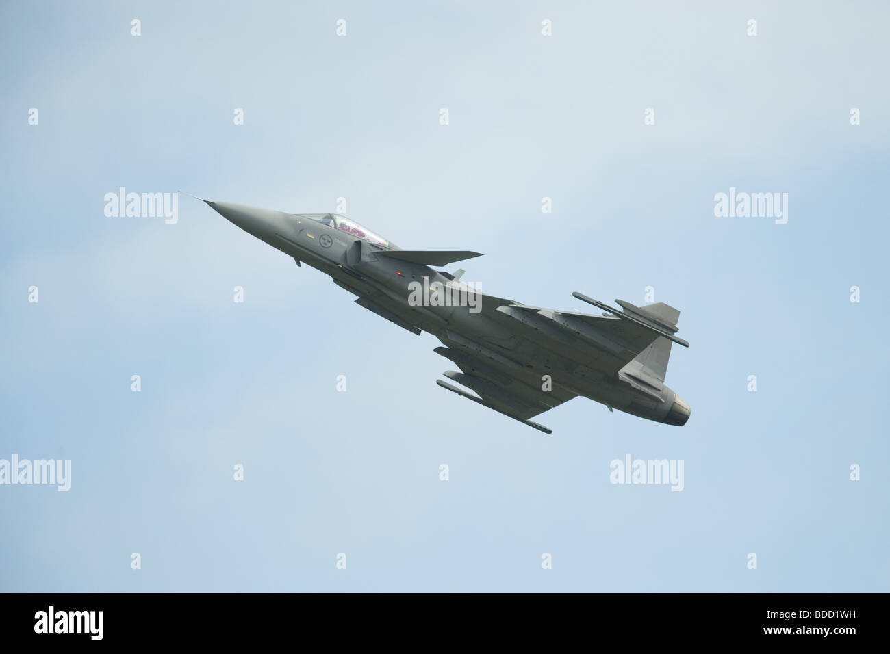 Saab Griped JAS 39 jet da combattimento Foto Stock