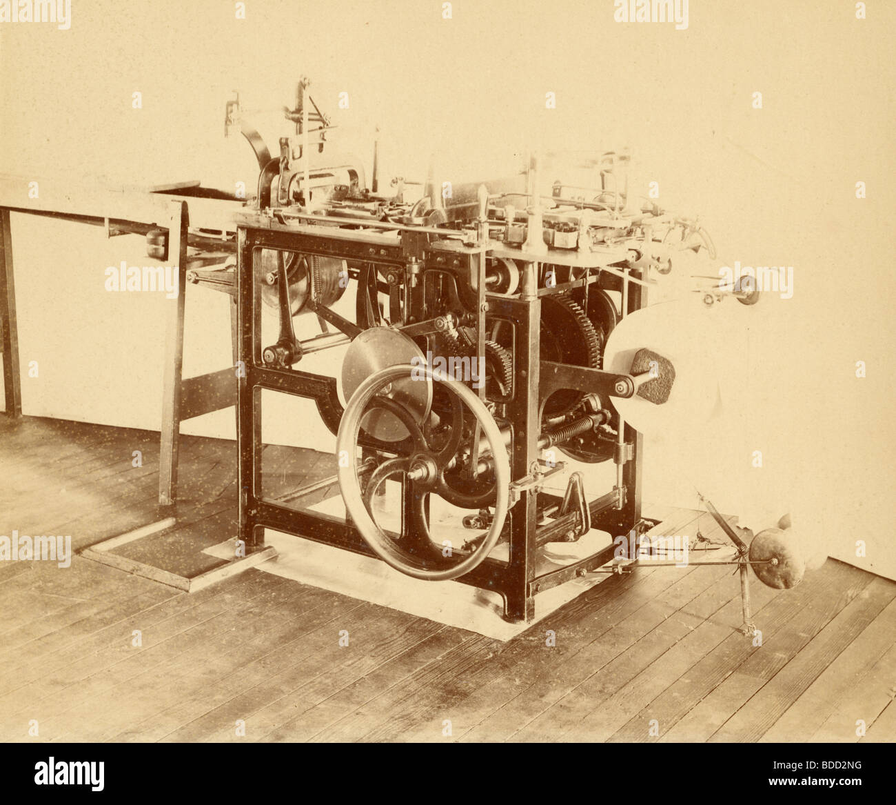 Xix secolo macchina industriale Foto Stock