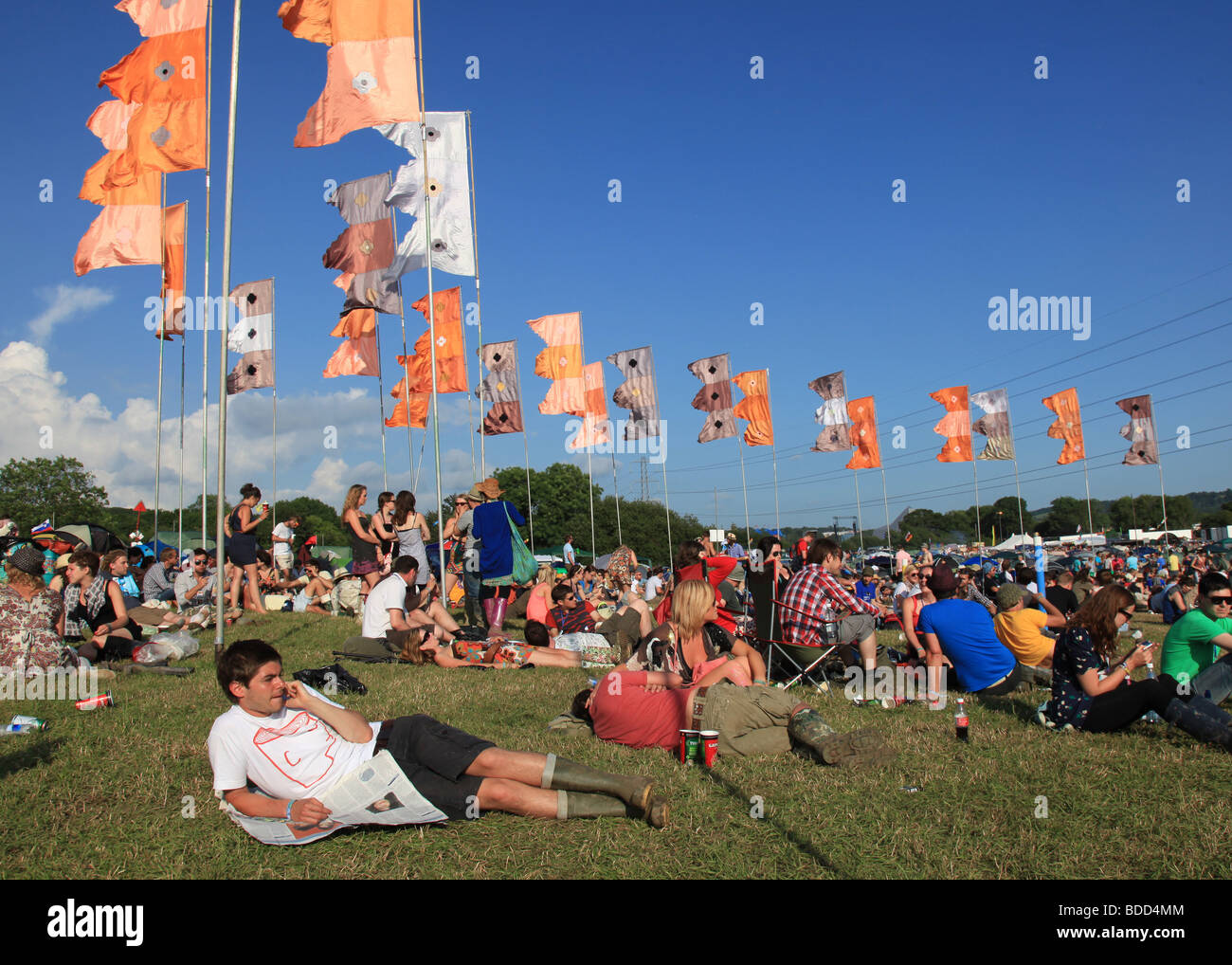 Glastonbury Festival 2009 Foto Stock