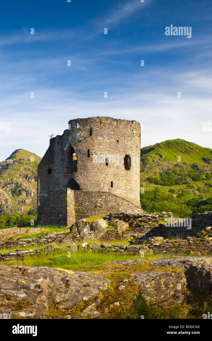 Castello di Dolbadarn Llanberis Gwynedd in Galles Foto Stock