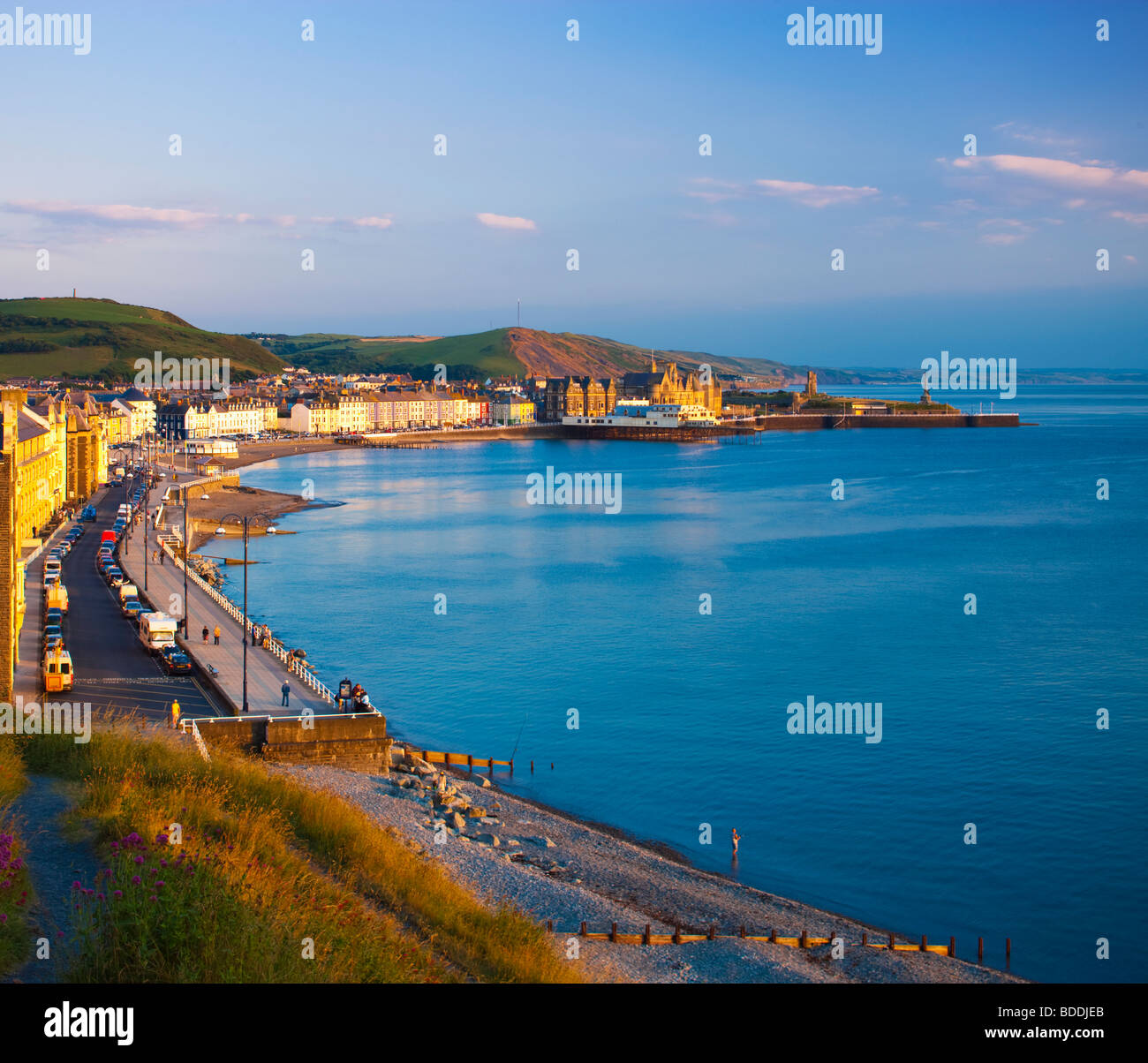 Aberystwyth Ceredigion nel Galles Foto Stock