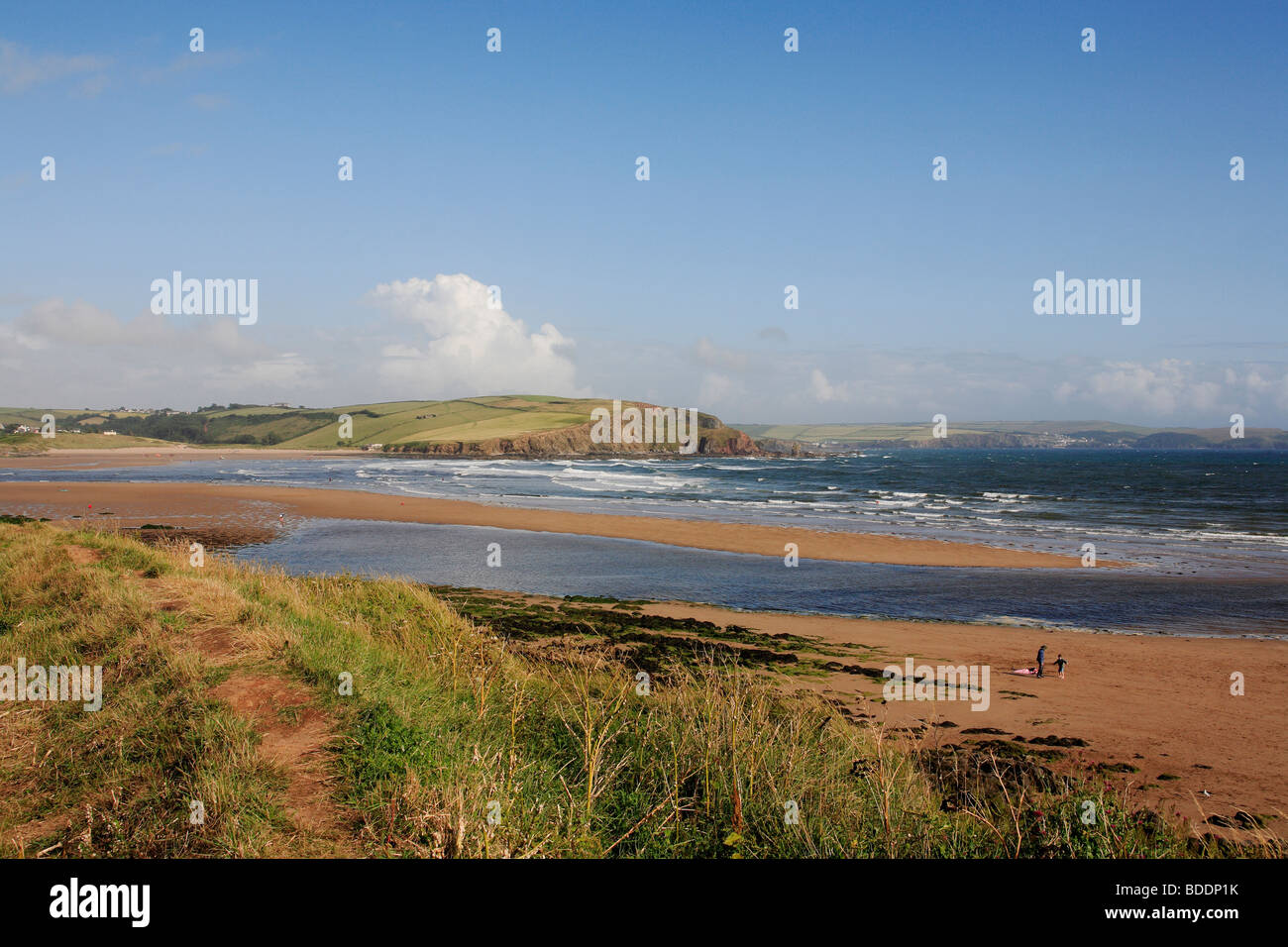 2575. Bigbury-on-Sea beach, Devon Foto Stock