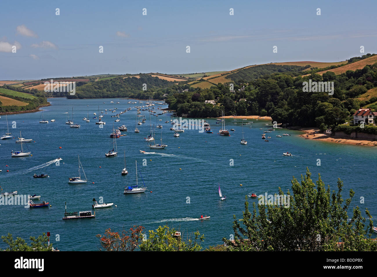 2667. Salcombe & Kingsbridge estuario, Devon Foto Stock